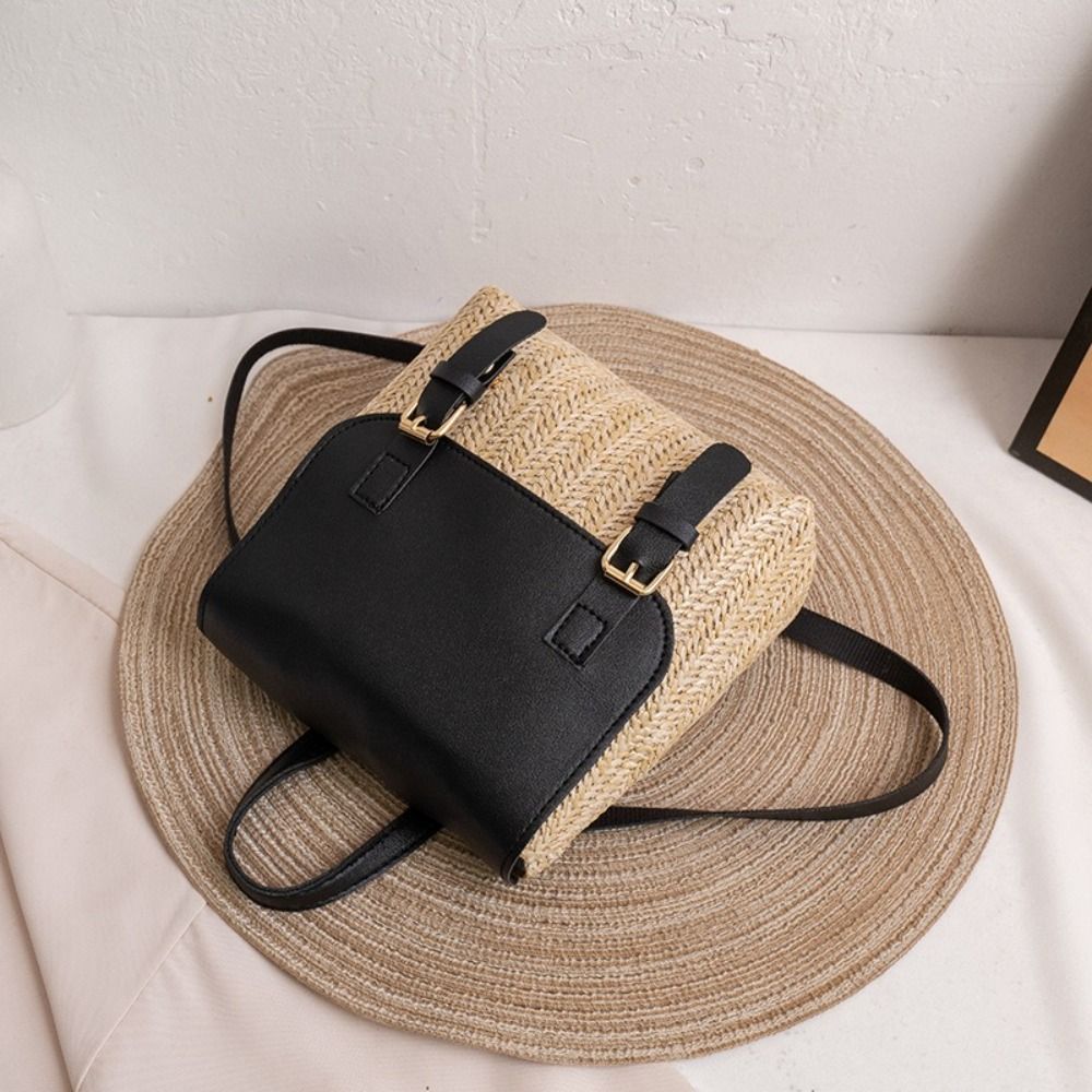 กระเป๋าเป้สะพายหลังหนัง PU ลาย - Leather Backpack Vintage บทวิจารณ์และราคา